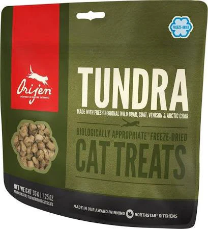 Orijen Grain Free Freeze Dried Tundra Cat Treats-1.25-oz-{L+x}