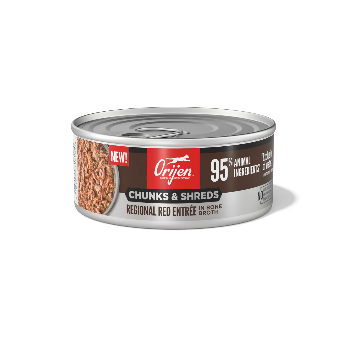 Orijen Chunks & Shreds Canned Cat Food Regional Red Entrée 12ea/5.5 oz