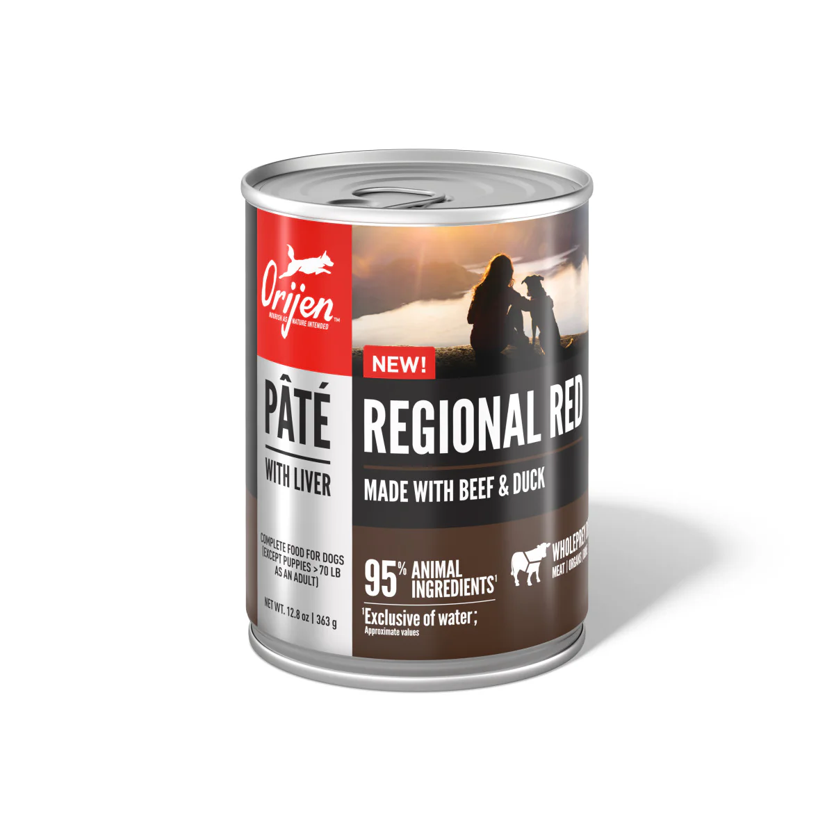 Orijen Pâté w/Liver Canned Dog Food Regional Red 12ea/12.8 oz