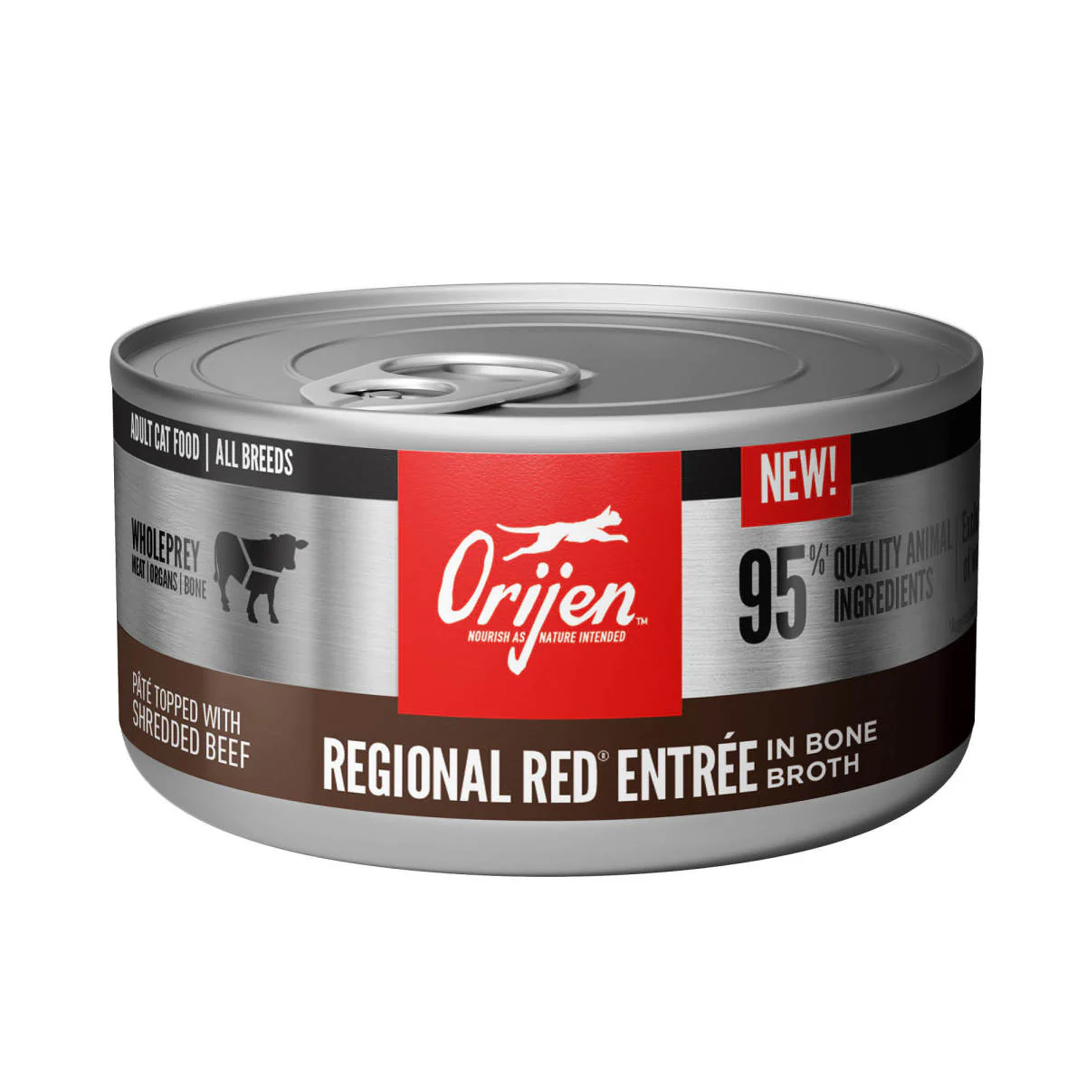Orijen Pâté w/Shreds Canned Cat Food Regional Red 24ea/3 oz