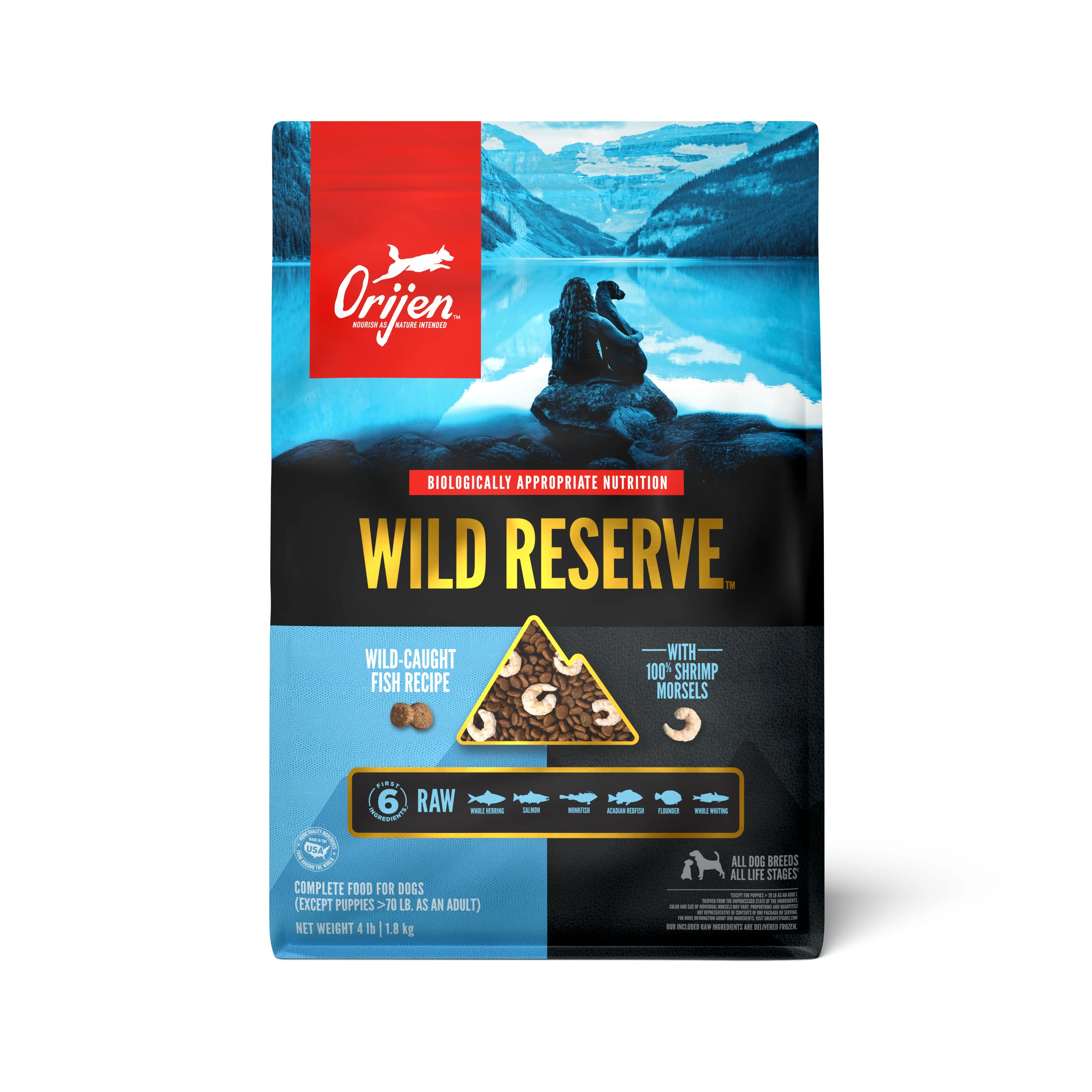 Orijen Wild Reserve Dry Dog Food Wild-Caught Fish 4 lb