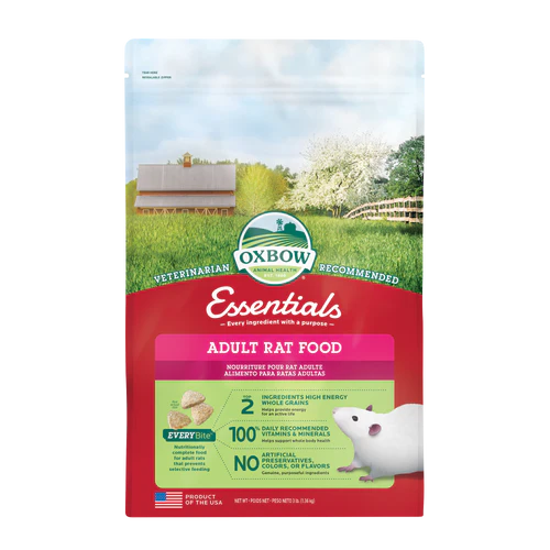 Oxbow Animal Health Essentials Adult Rat Food 3lb - Image 2