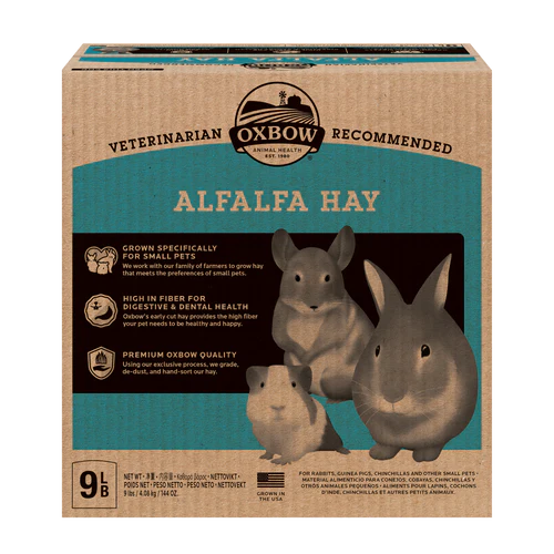 Oxbow Animal Health Alfalfa Hay Small Animal Treat 9lb - Image 2