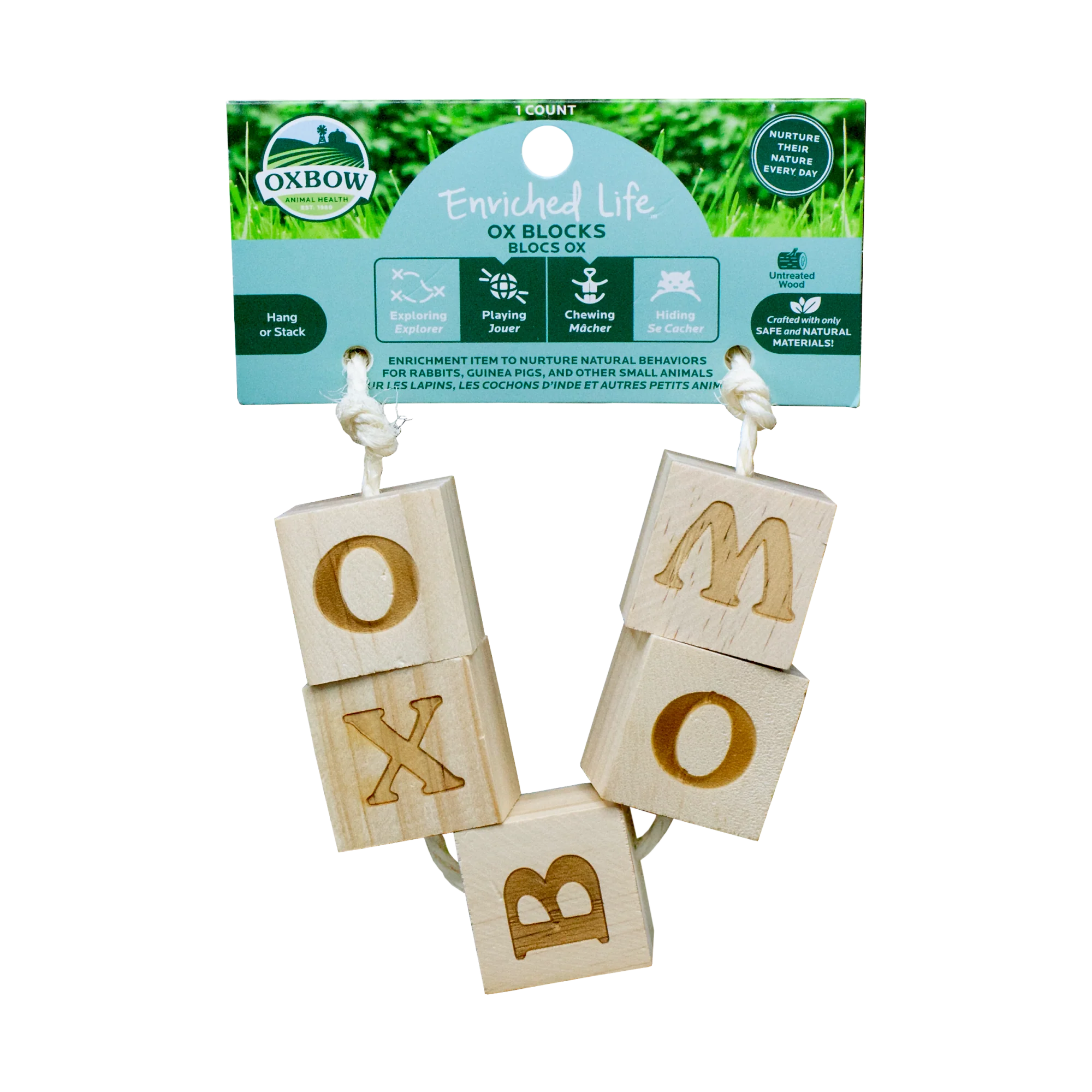 Oxbow Animal Health Enriched Life Ox Blocks Small Animal Chew Toy