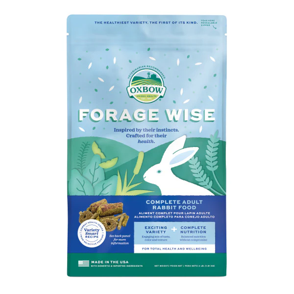 Oxbow Animal Health Forage Wise Adult Rabbit Food 4 lb