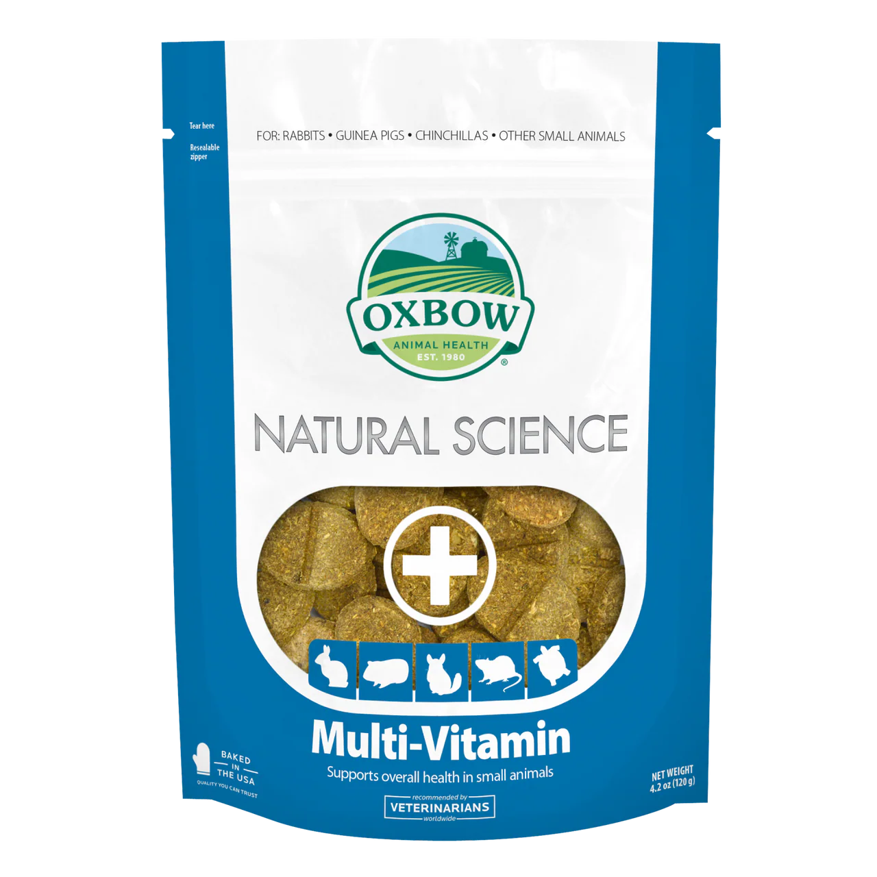 Oxbow Animal Health Natural Science Small Animal Multi Vitamin Supplement 4.2oz (DD)