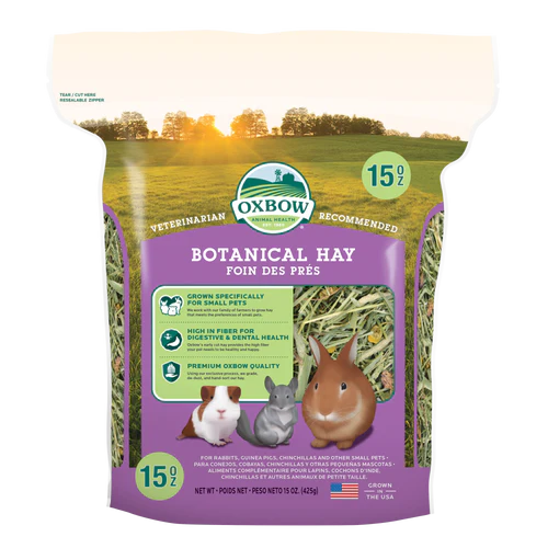 Oxbow Animal Health Botanical Hay Small Animal Treat 15oz - Image 2