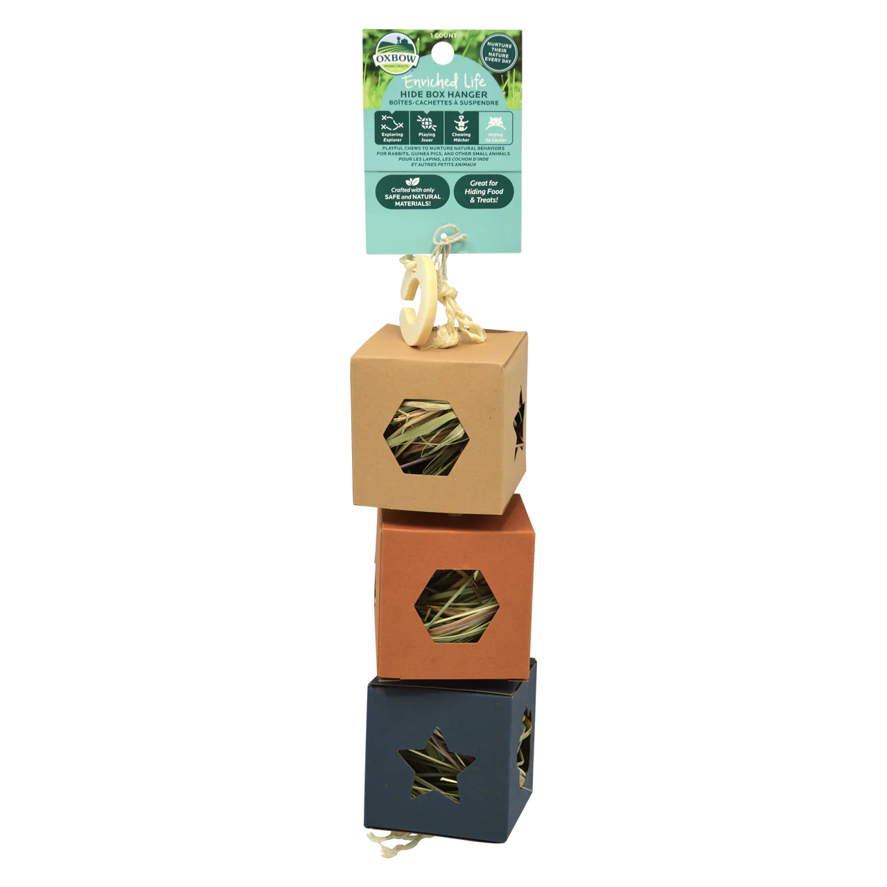 Oxbow Animal Health Enriched Life Hide Box Hanger Small Animal Chew One Size