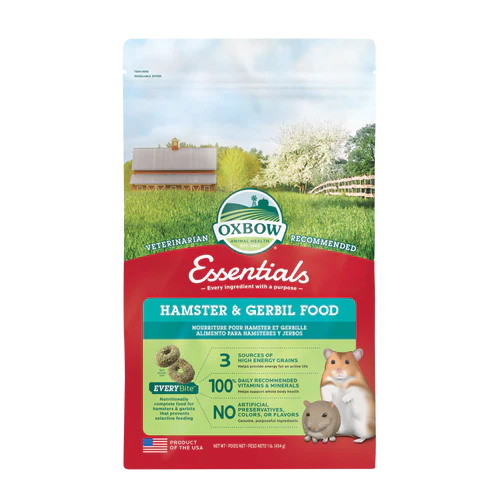 Oxbow Animal Health Essentials Hamster & Gerbil Food 1lb - Image 2
