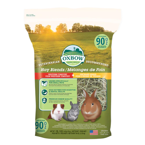Oxbow Animal Health Hay Blends Western Timothy & Orchard Small Animal Treat 90oz - Image 2