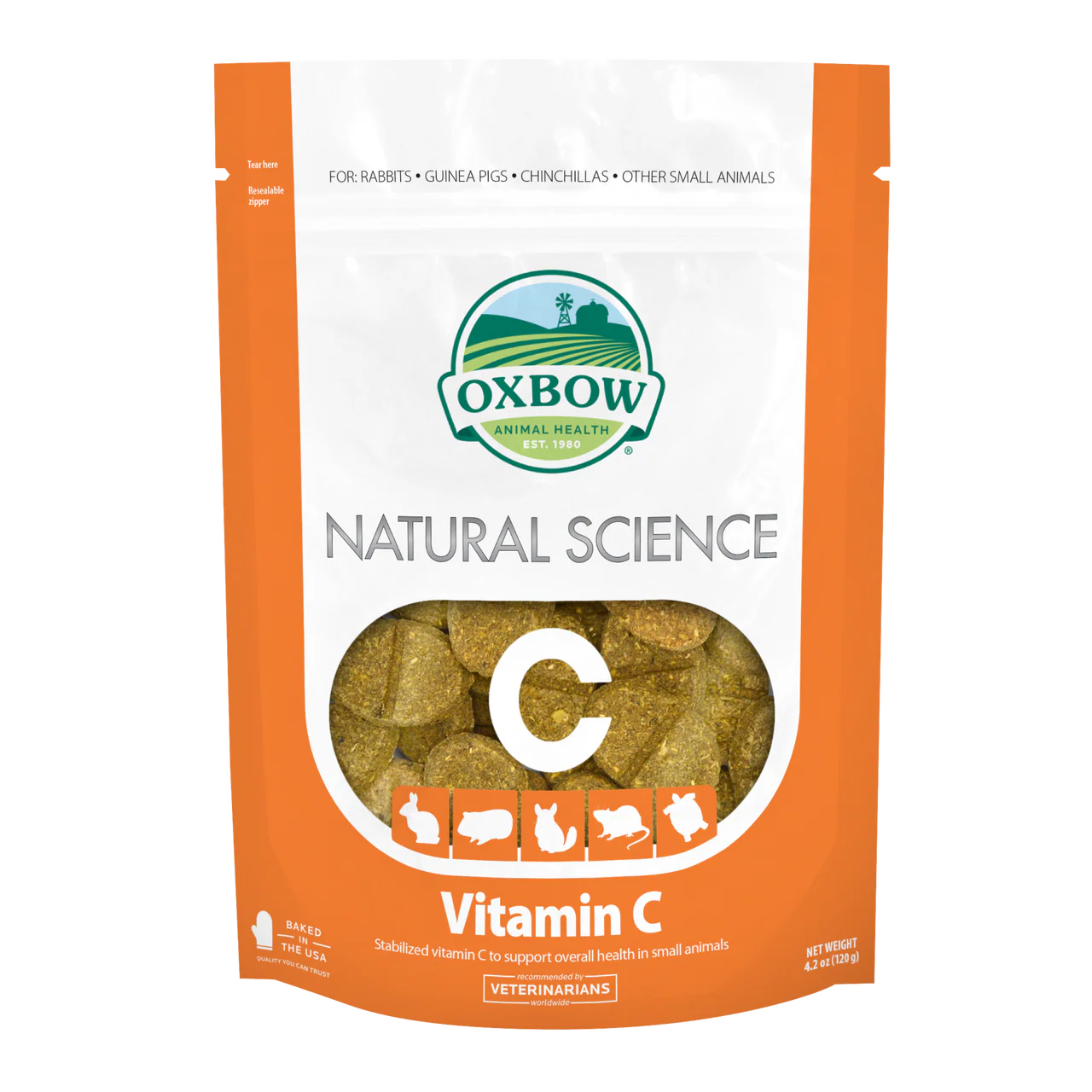 Oxbow Animal Health Natural Science Small Animal Vitamin C Support Supplement 4.2oz