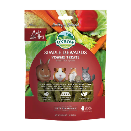 Oxbow Animal Health Simple Rewards Veggie Small Animal Treats 3oz - Image 2