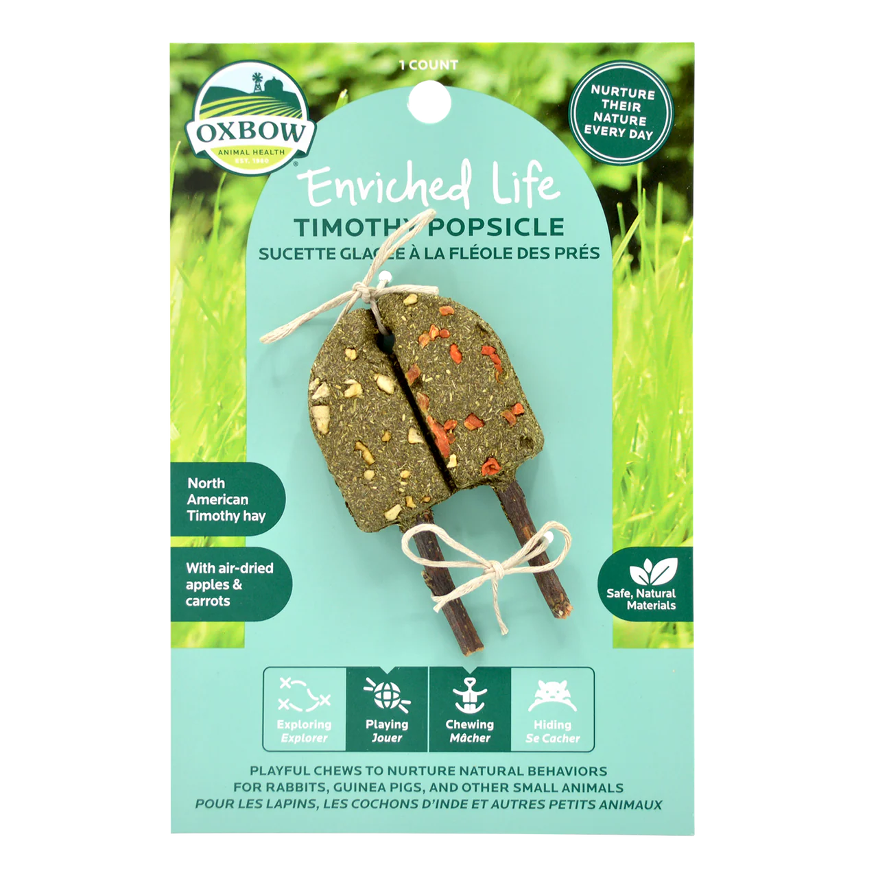Oxbow Animal Health Enriched Life Timothy Popsicle Small Animal Chew One Size
