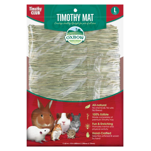 Oxbow Animal Health Timothy CLUB Timothy Hay Small Animal Mat LG - Image 2