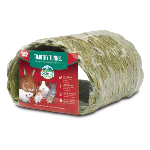 Oxbow Animal Health Timothy CLUB Timothy Hay Small Animal Tunnel Tan One Size - Image 2