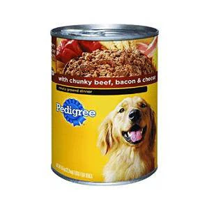 Mars Pedigree Chunk Beef/Bacon/Cheese 12/22Oz Cans {L-1}798111