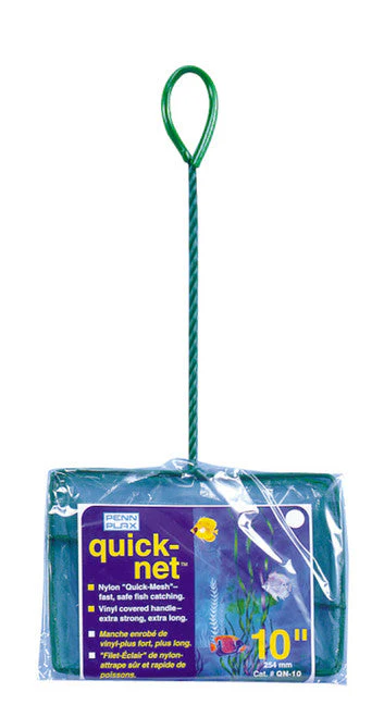 Penn-Plax Quick-Net Standard Handle Green 10 Inches X 7 Inches - Image 2