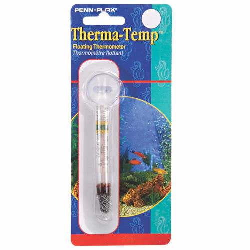 Penn-Plax Therma-Temp Floating Aquarium Thermometer Clear 4.25 in - Image 2