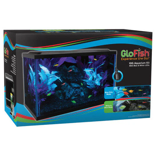 GloFish Glass Aquarium Kit Black, Clear 10 gal - Image 2