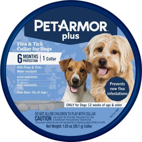 Pet Armor+ F&t Cllr 1 Size Dog 183117