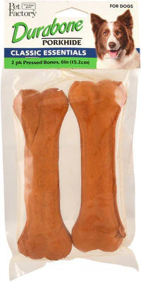 Pet Factory Prk Hide Bne 6" 2pck 949070