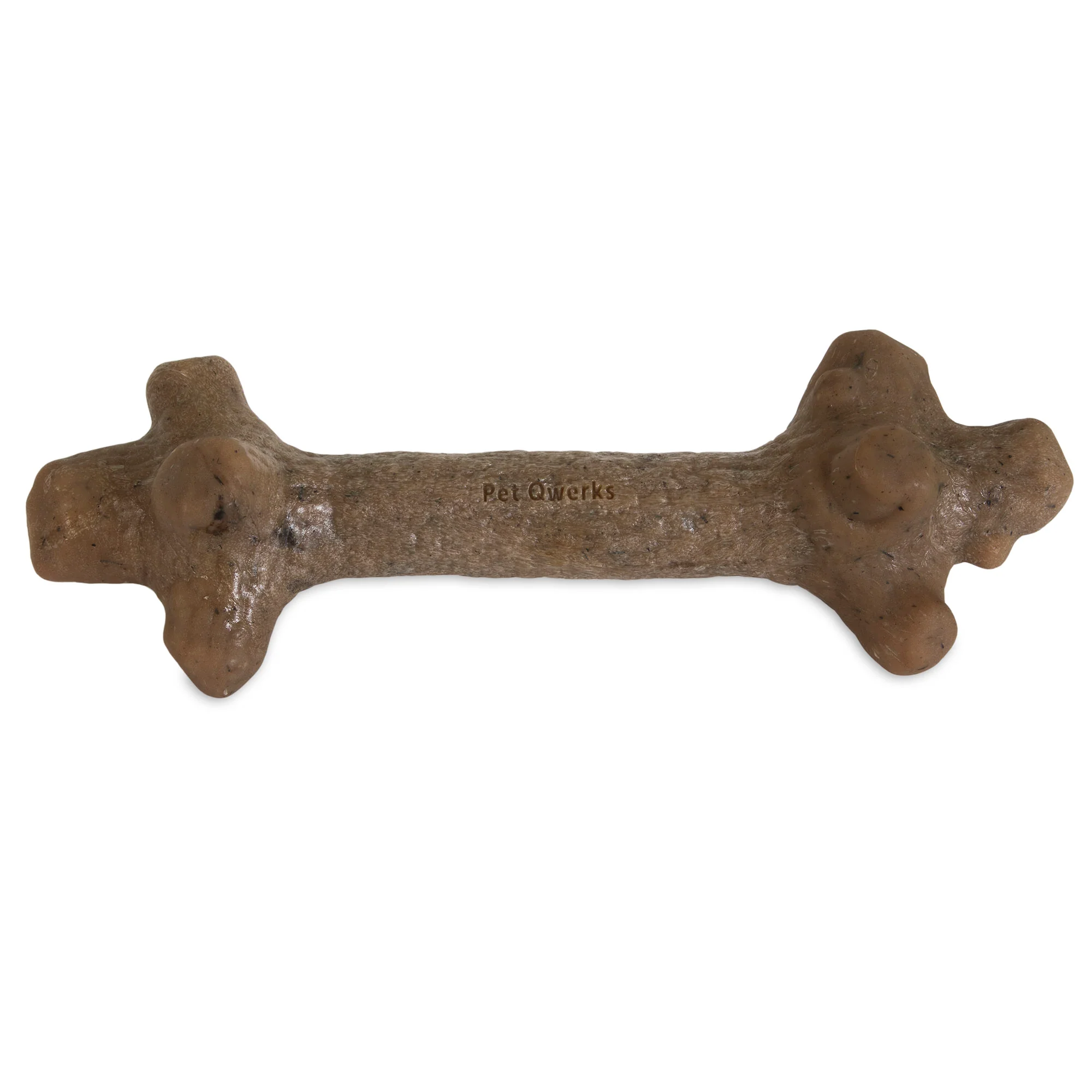 Pet Qwerks Barkbone Natural Instincts Nylon Stick Dog Chew Toy Peanut Butter Medium