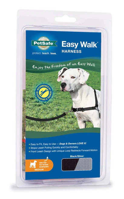 PetSafe Easy Walk Dog Harness Black/Silver MD - Image 2