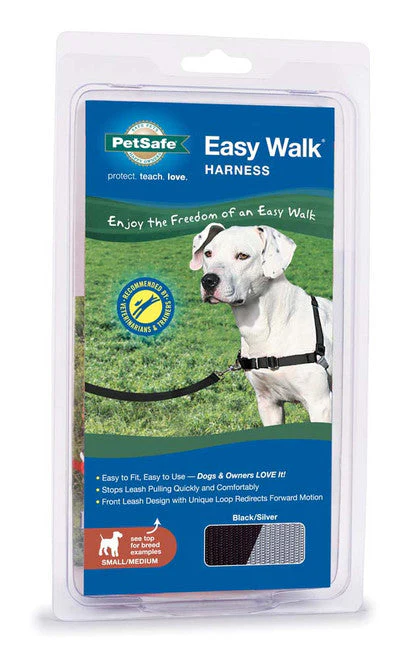 PetSafe Easy Walk Dog Harness Black/Silver SM/MD - Image 2