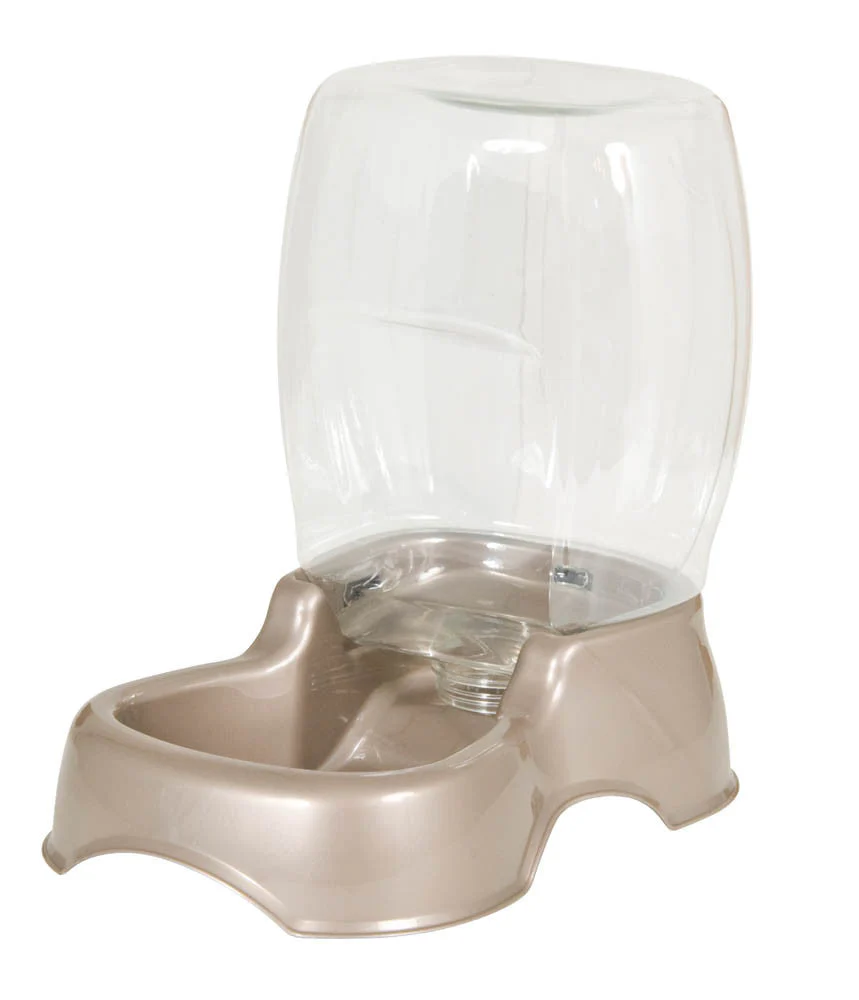 Petmate Pet Cafe Waterer Pearl Tan SM