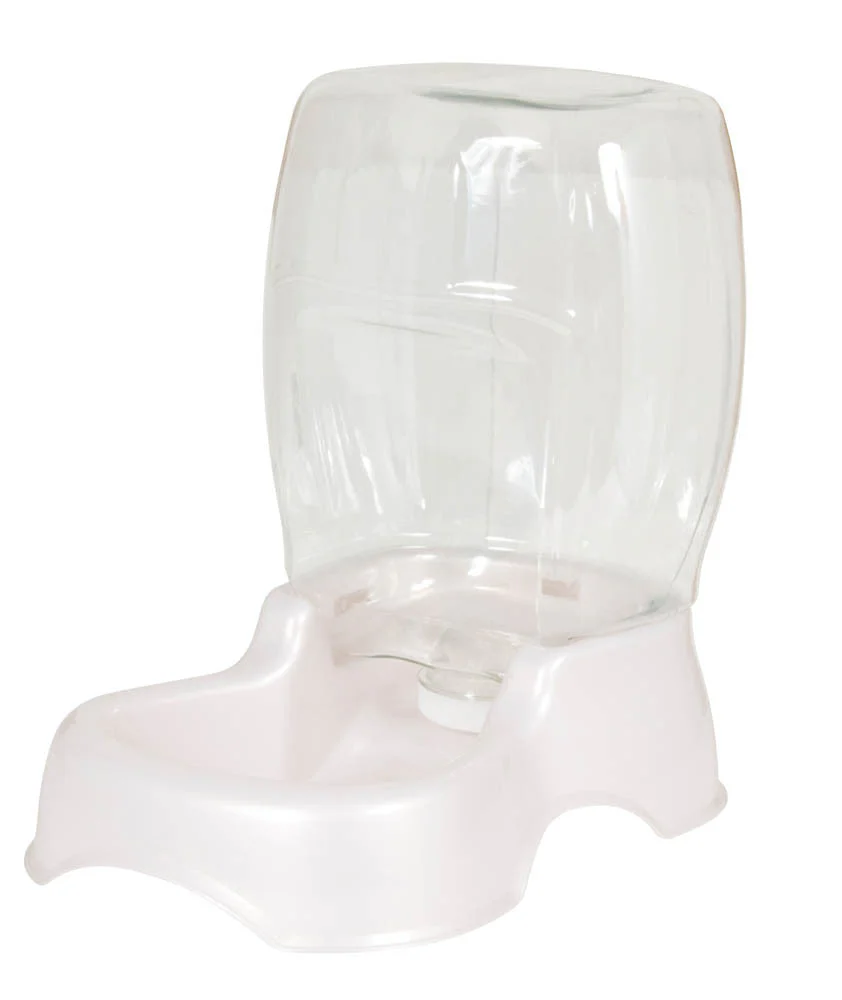 Petmate Pet Cafe Waterer Pearl Silver LG (3 Gal)