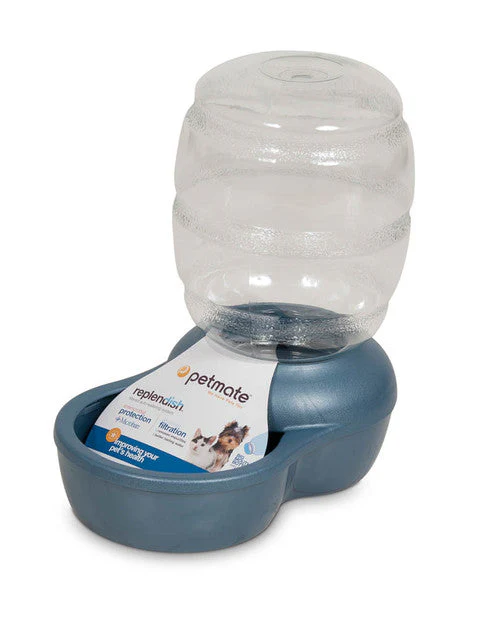 Petmate Replendish Water With Microban Pearl Peacock Blue XXS - Image 2