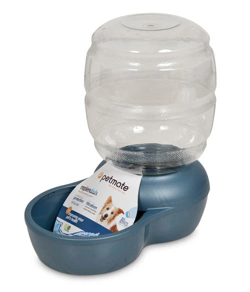 Petmate Replendish Water With Microban Pearl Peacock Blue MD - Image 2