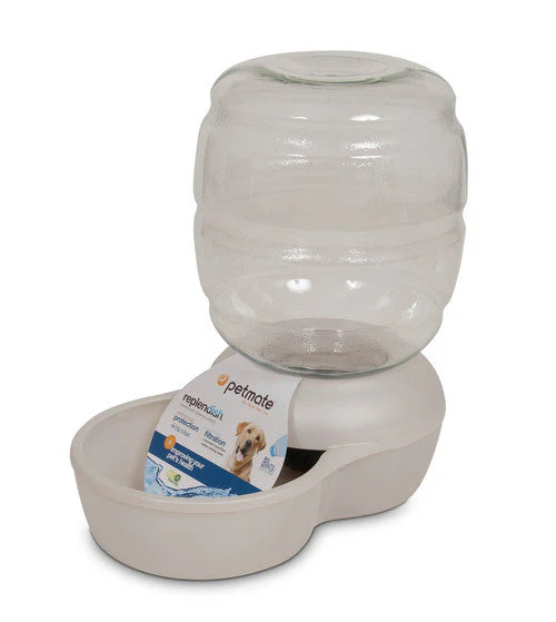 Petmate Replendish Water With Microban Pearl Silver Grey LG - Image 2