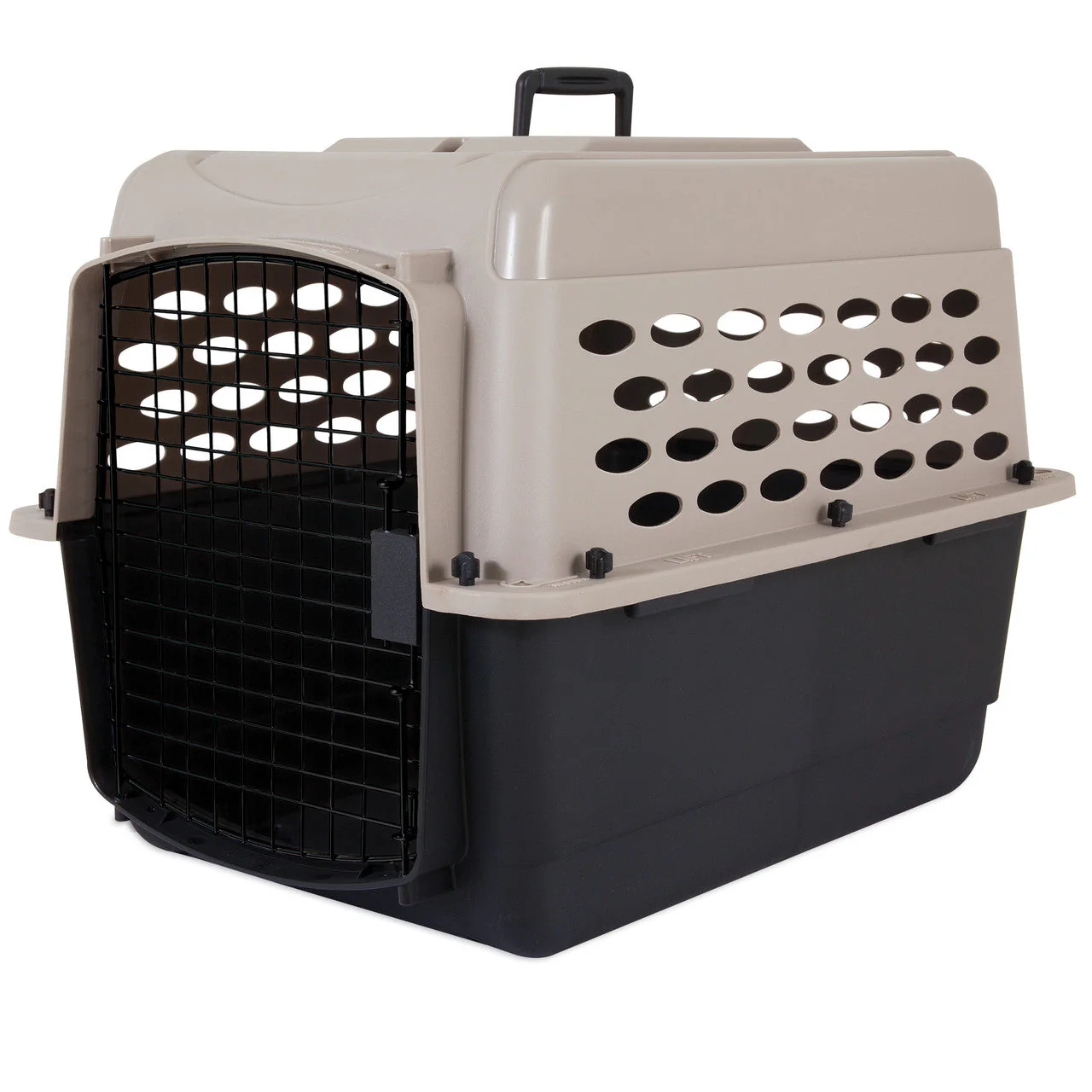 Petmate Vari Kennel 25-30 lb Taupe / Black 28"