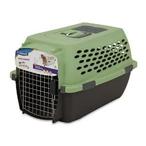 Petmate Vari Kennel Pearl Raspberry/Black 24" 15-20lb {L-b}290291 - Image 2