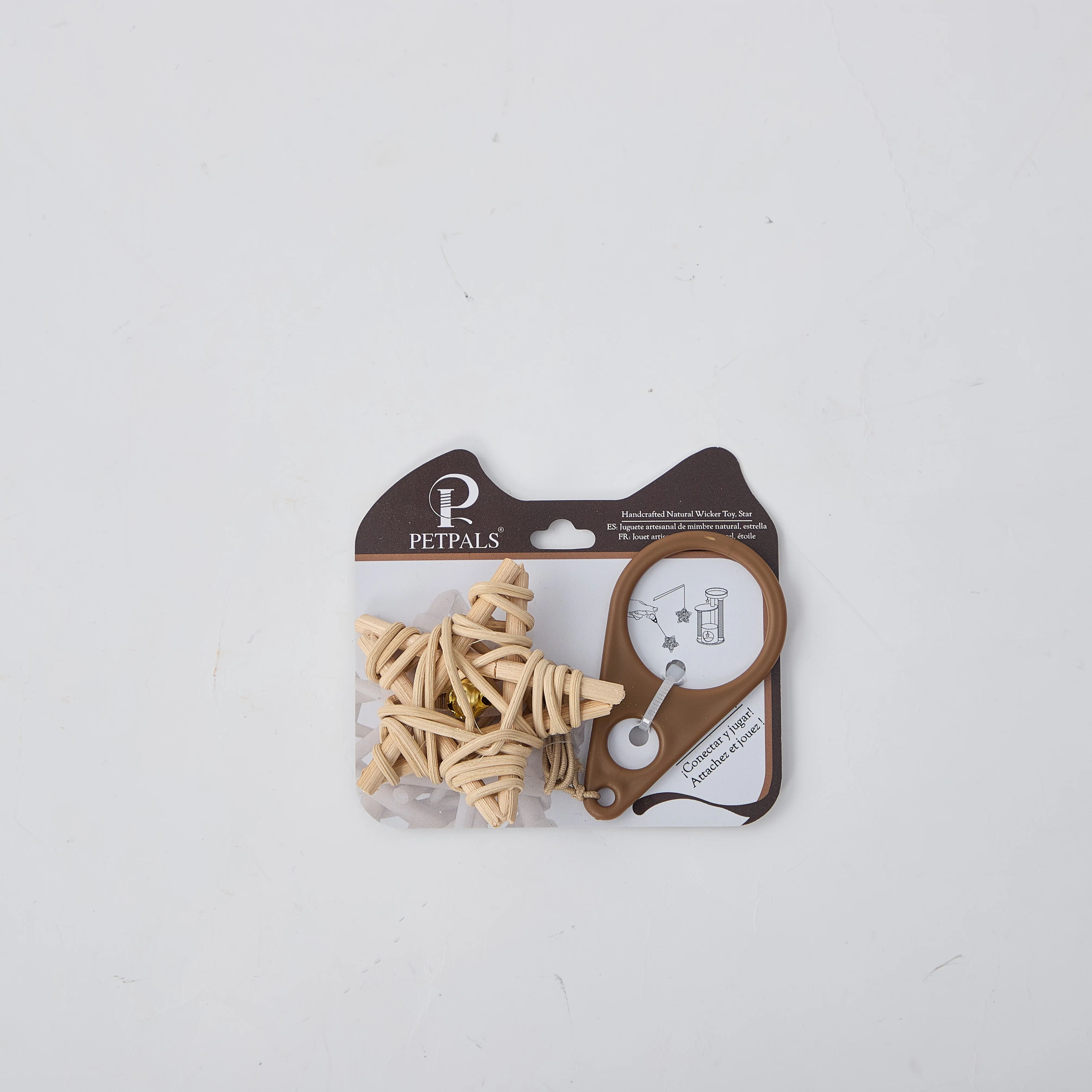PetPals Wicker Cat Toy Star