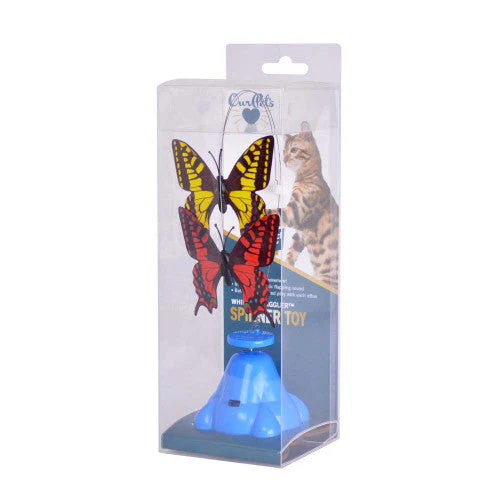 OurPets Whirling Wiggler Spinner Cat Toy Multi-Color - Image 2