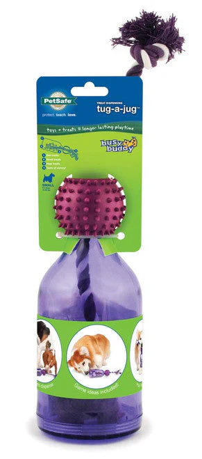 Busy Buddy Tug-a-Jug Dog Toy Purple SM - Image 2