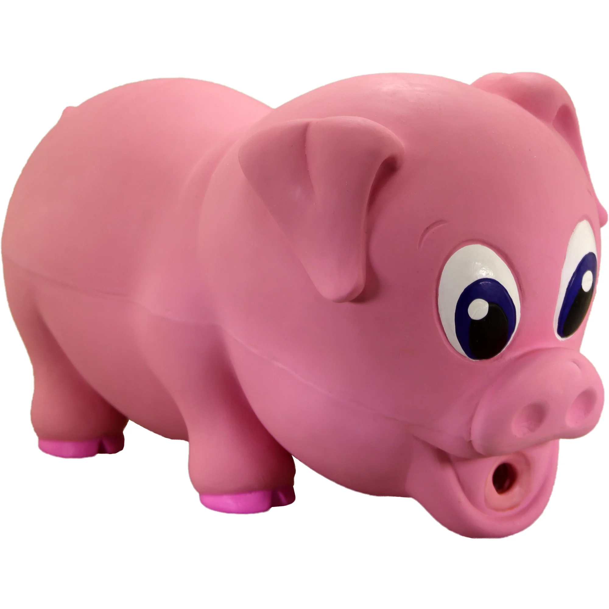 Petsport USA NaturFlex Natural Latex Rubber Dog Toy Pig Jumbo, 12 in