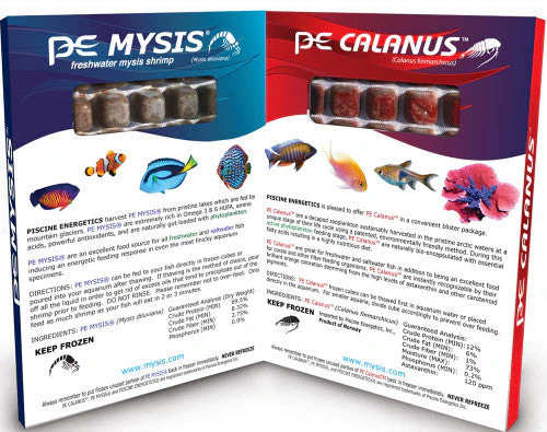 Piscine Energetics Mysis and Calanus Frozen Fish Food 8 oz SD-5 - Image 2