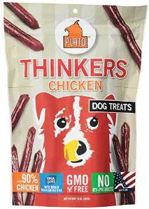 Plato New Thinkers Chicken Sticks Dog Treats-10-oz-{L+x} - Image 2