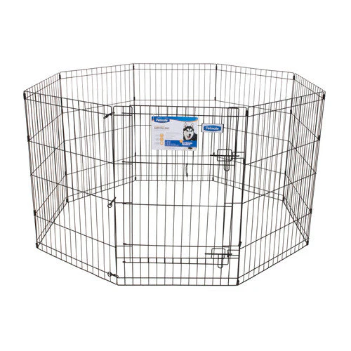 Petmate Exercise Pen with Door Black 36 in - Image 2