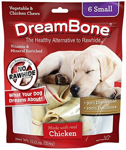 Dreambone Chicken Dog Chew Small 6pck {L-b}923083 - Image 2