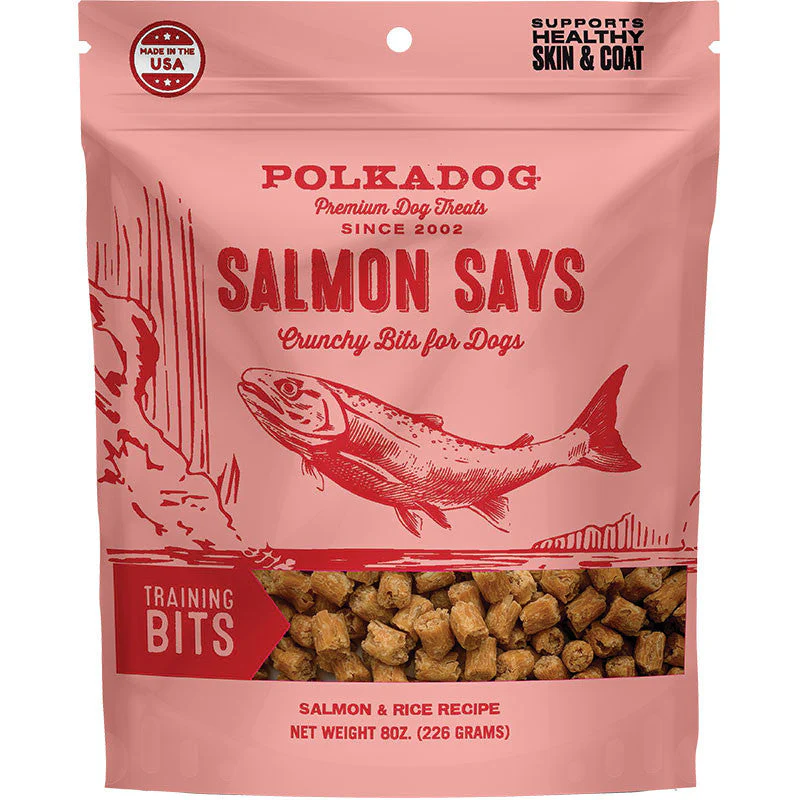 Polka Dog Bakery Dog Salmon Says Training Bits 5lb Bulk