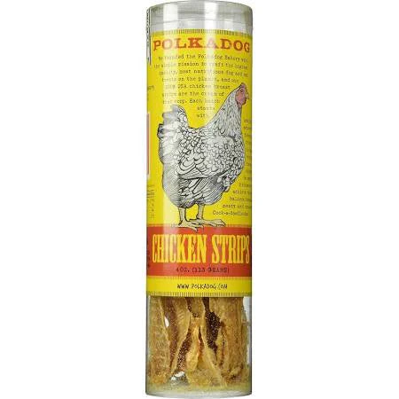 Polka Dog Chicken Strips Jerky 4oz {L+x} - Image 2
