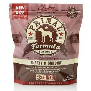 Primal Canine Turkey/sardine Nuggets 3lb.{L-x} No Internet Sales850070