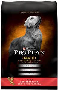 Pro Plan Shredded Blend Beef/Rice 35lb {L-1}381447