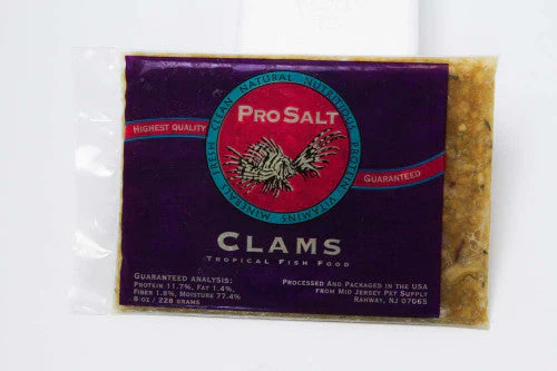 Pro Salt Clams Frozen Fish Food 8 oz SD-5 - Image 2