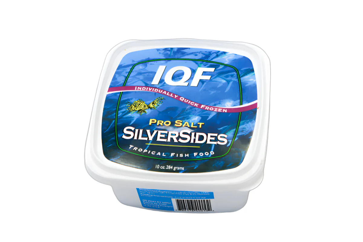 Pro Salt Silversides IQF-Individually Quick Frozen Fish Food 10 oz SD-5