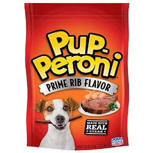 Pupperoni Prime Rib Dog Treat 8/5.6z {L+1} 799415